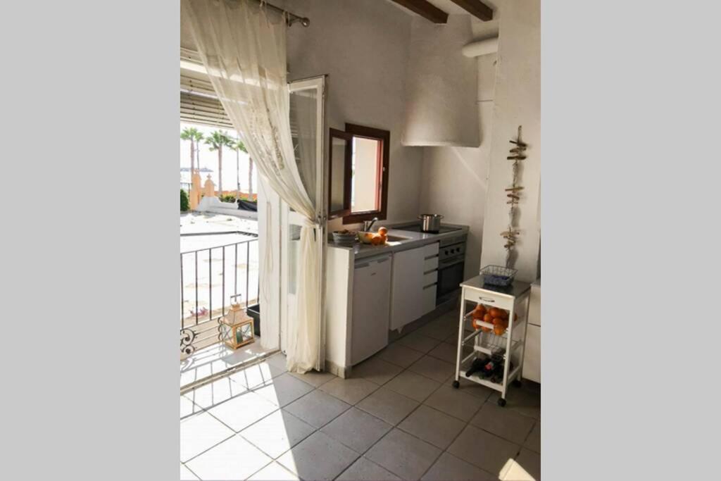 Casa Mamacita En La Playa Con Vista Al Mar/Casa Mamacita At The Beach With Sea View 比利亚霍约萨 外观 照片
