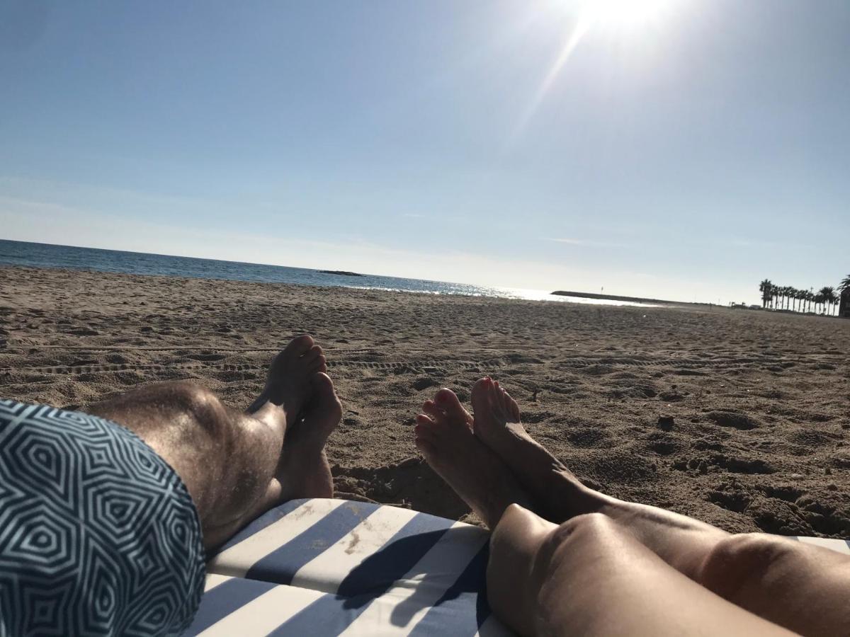 Casa Mamacita En La Playa Con Vista Al Mar/Casa Mamacita At The Beach With Sea View 比利亚霍约萨 外观 照片